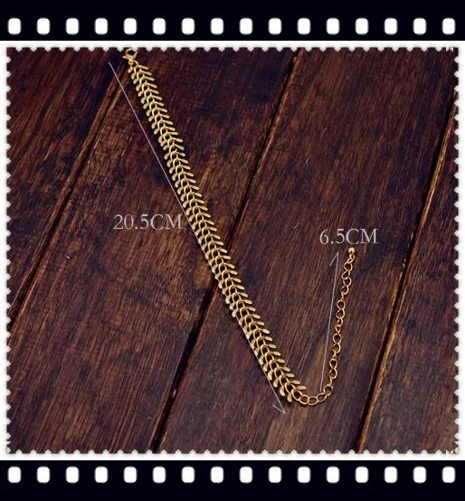 New Fashion foot jewelry chain link Anklets nice gift for women gril wholesale(mix order) AN09