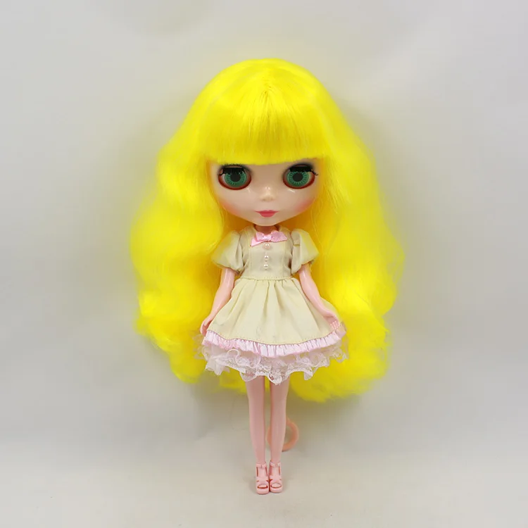 Ледяной обнаженный завод Blyth кукла серии No.230BL3208 желтые волосы подходит для DIY Изменить игрушки Neo
