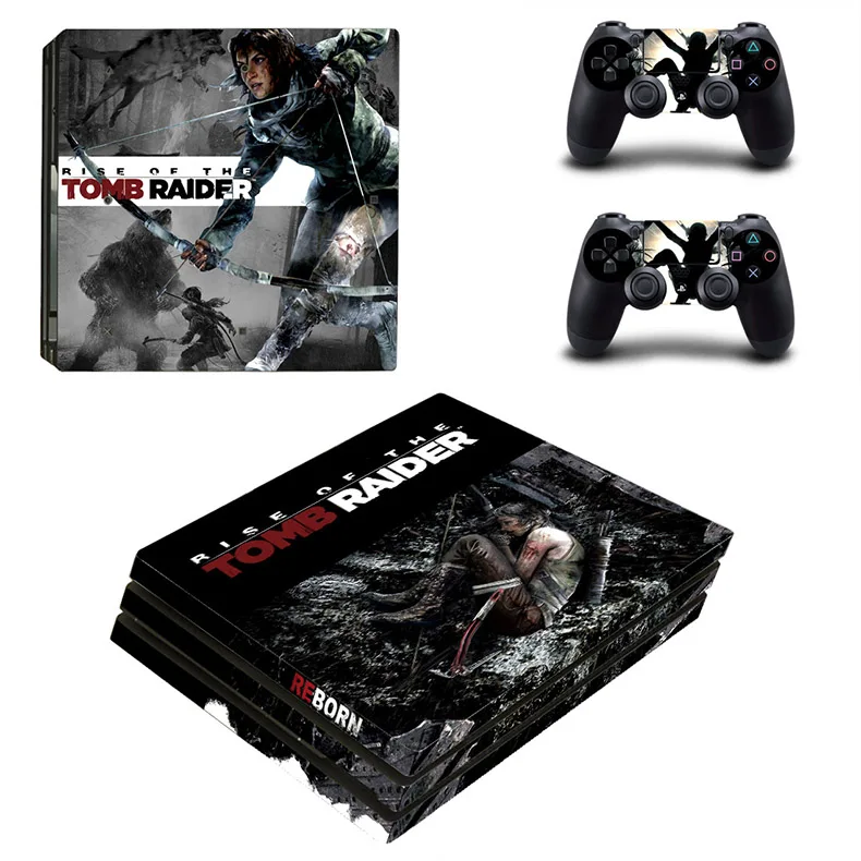 Tomb Raider Play station 4 Pro виниловая наклейка стикеры s PS4 Pro кожа Стикеры для Playstation 4 Pro консоль и контроллер - Цвет: YSP4P-1790