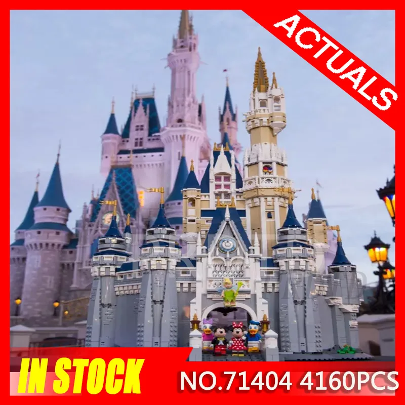 

Creator Cinderella Princess Castle City 71040 4160PCS Bricks Model Building Kits Blocks Toys LegoINGlys For Girls Birthday Gift