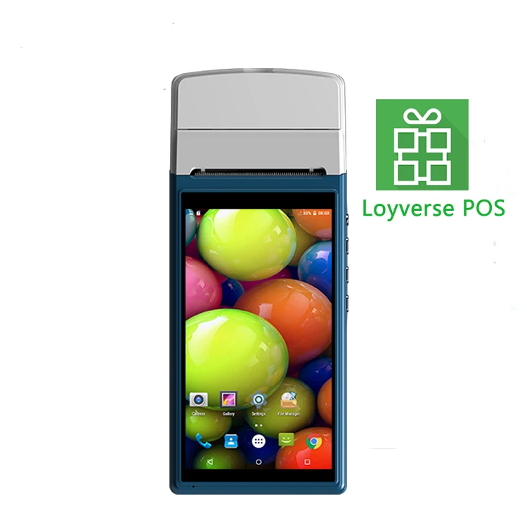 

Handheld mobile phone Payment NFC POS terminal support print receipt