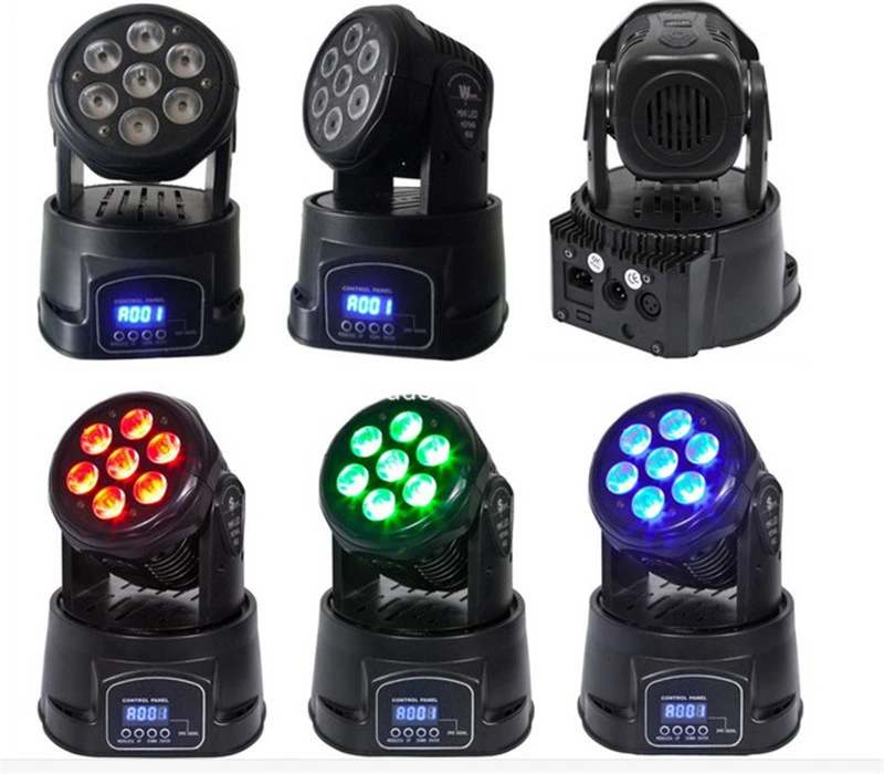 16 шт. led dmx сценическое освещение мини движущаяся головка ktv 4-в-1 moving head wash 7x12 | Лампы