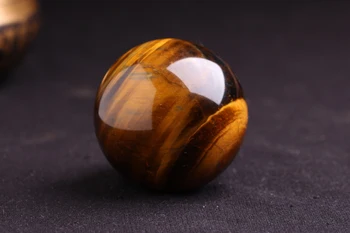 

2017 35mm Tiger Eye Rare 100% Natural Carving Sphere Ball Free stand Chakra Healing Reiki Stones beads Carved Crafts Wholesale