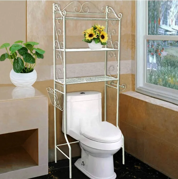 Bathroom wrought iron toilet frame multi layer bathroom shelf storage rack fashion storage rack