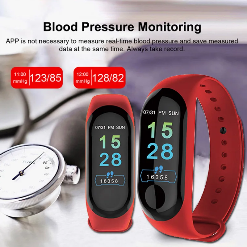 Wearpai M3 Цвет Экран умные часы кровяное Давление кислородом HR активности FitnessTracker