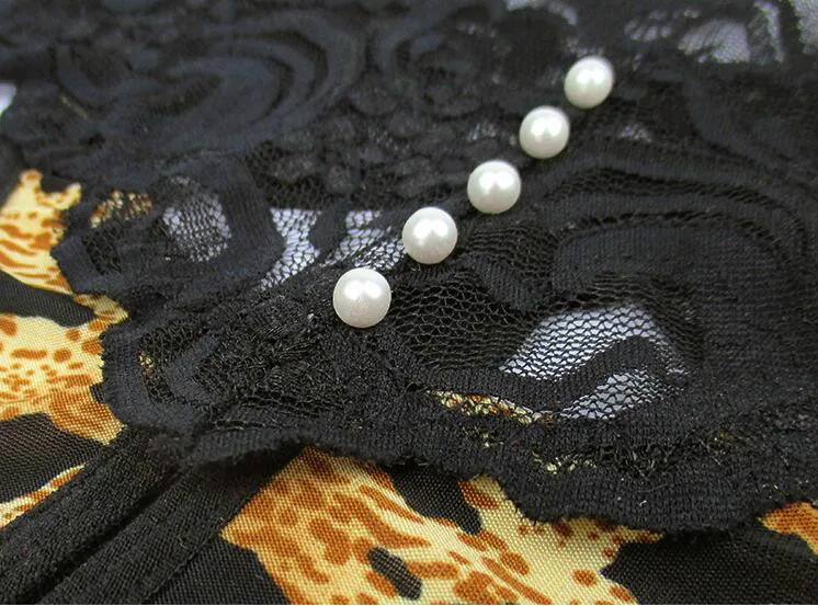 Нижнее белье женское с леопардовым принтом|crotchless panties for sex|sexy eroticwomans printed |