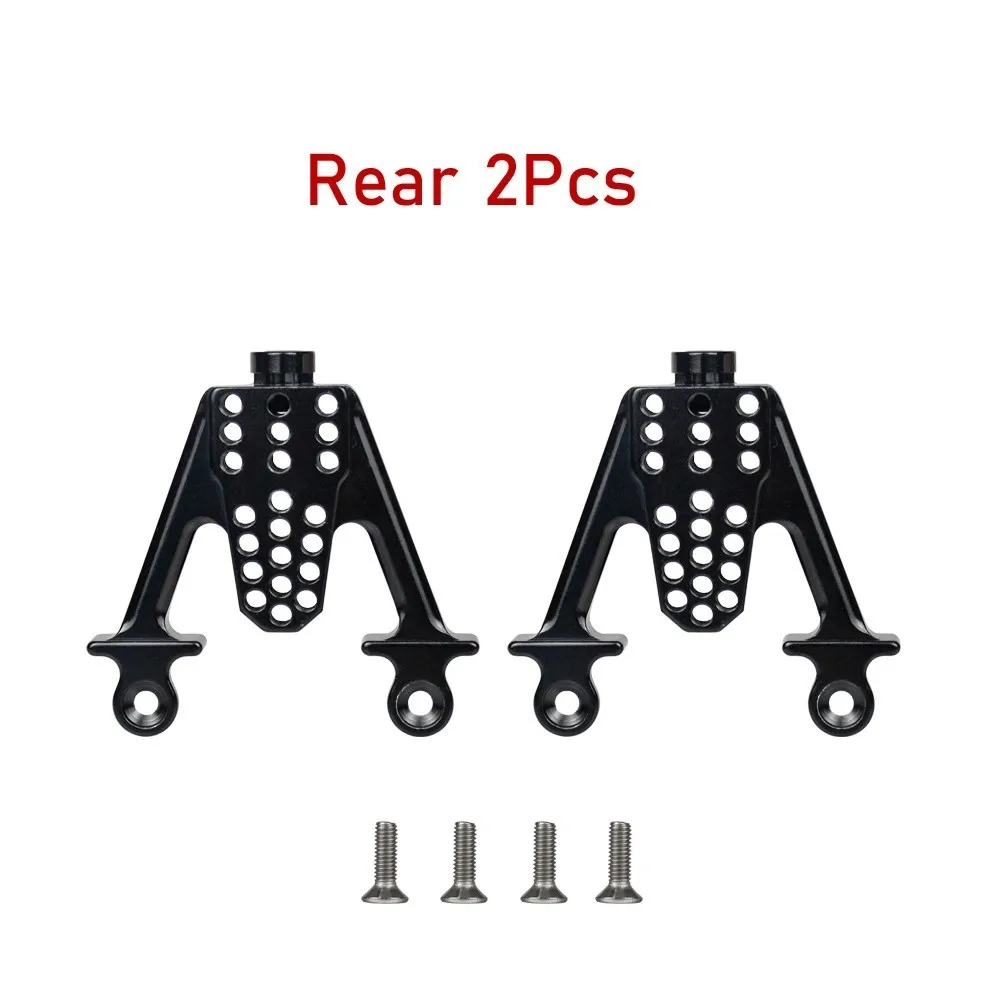 MEREPACCOR Алюминиевый задний и передний амортизатор комплект подъемного демпфера башенного крепления обручи амортизаторы для 1/10 радиоуправляемая модель axial SCX10 автозапчасти - Цвет: rear 2 pcs