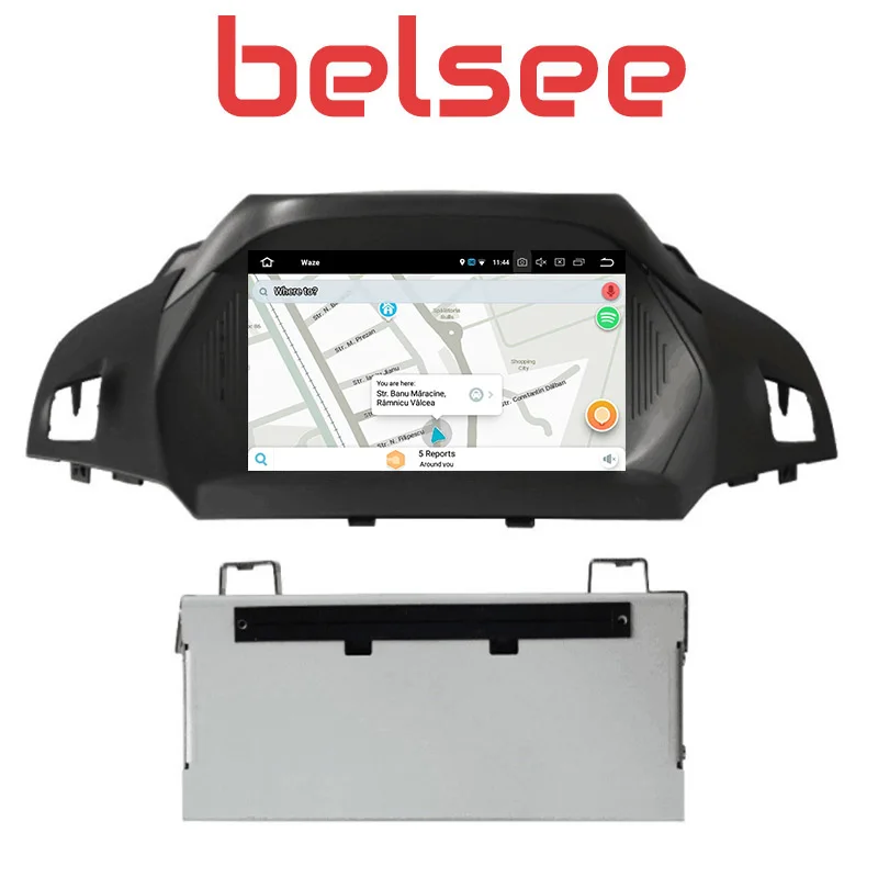 Belsee 8 ядерный ОЗУ 4+ 64 ГБ Android 9,0 Автомагнитола мультимедийный dvd-плеер gps Nav для Ford Kuga Escape C-Max 2013