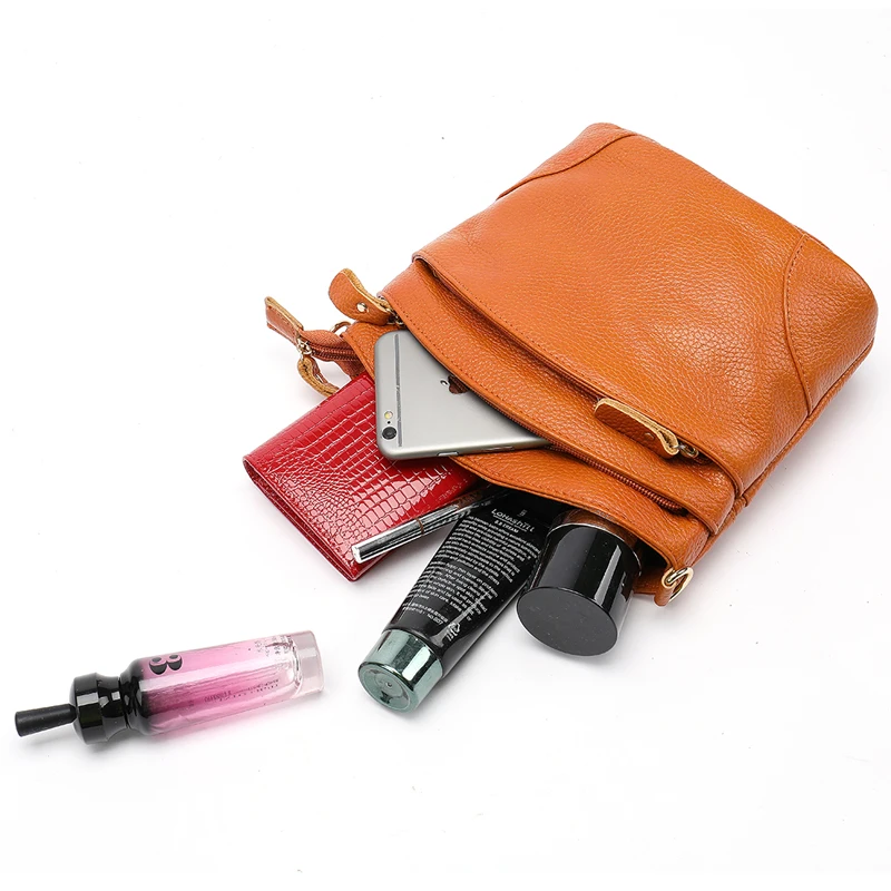 WESTAL Bag Women's Genuine Leather Bags Women Messenger/Crossbody Bags for Women Shoulder Bag Small Lady Purses and Handbag 8363