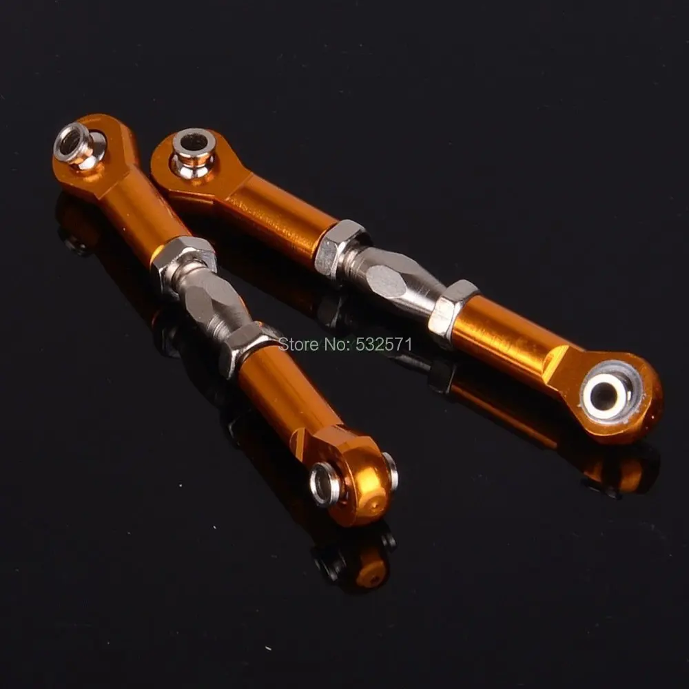 

HSP 106017 Gold (06048)Upgrade Aluminum Steering Linkage 2P RC 1:10 4WD R/C Car
