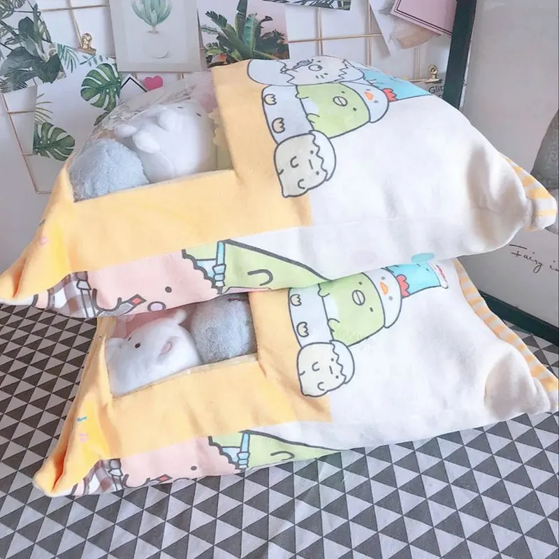 A Bag Of Sumikko Gurashi Plush 8 pcs Japanese Animation Sumikko Gurashi Soft Pillow Corner Bio Cartoon Doll for Kids children