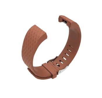 

50pcs/Lot By DHL for Fitbit Charge 2 Wrist Band 3D Replacement Silicone Sports Wristband Strap with Adjustable Buckle 12 Colors