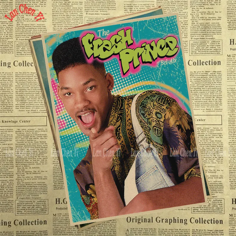 Крафтовая бумага The fresh of prince четкое изображение художественная живопись