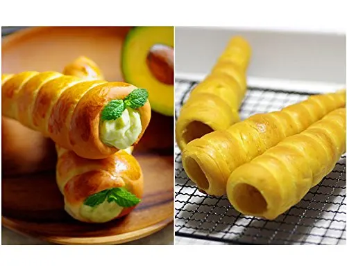 12 шт./компл. из нержавеющей стали Cannoli формы рога трубочки для выпечки канноли