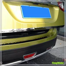 Для Suzuki sx4 s-cross- из нержавеющей стали автомобиля задние ворота рельефная Накладка для отделки багажника рама наклейка 1 шт
