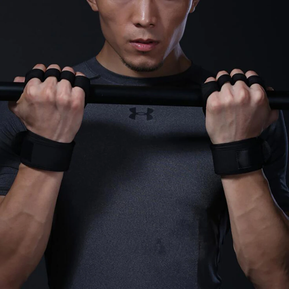 Half Finger Weight Lifting Gym Gloves Anti-slip Sports Fitness Training Fitness Bodybuilding Workout Wrist Wrap Exercise Gloves
