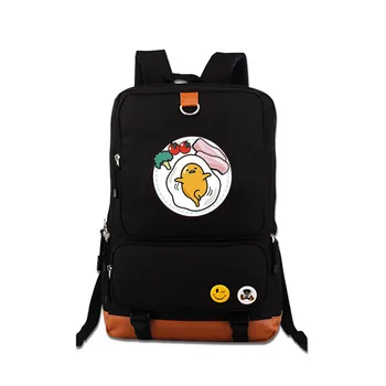 

Funny Gudetama Travel Backpack Kawaii School Bags Mochila Feminina Canvas Laptop Backpack Travel Bagpack Large Cute Bookbag