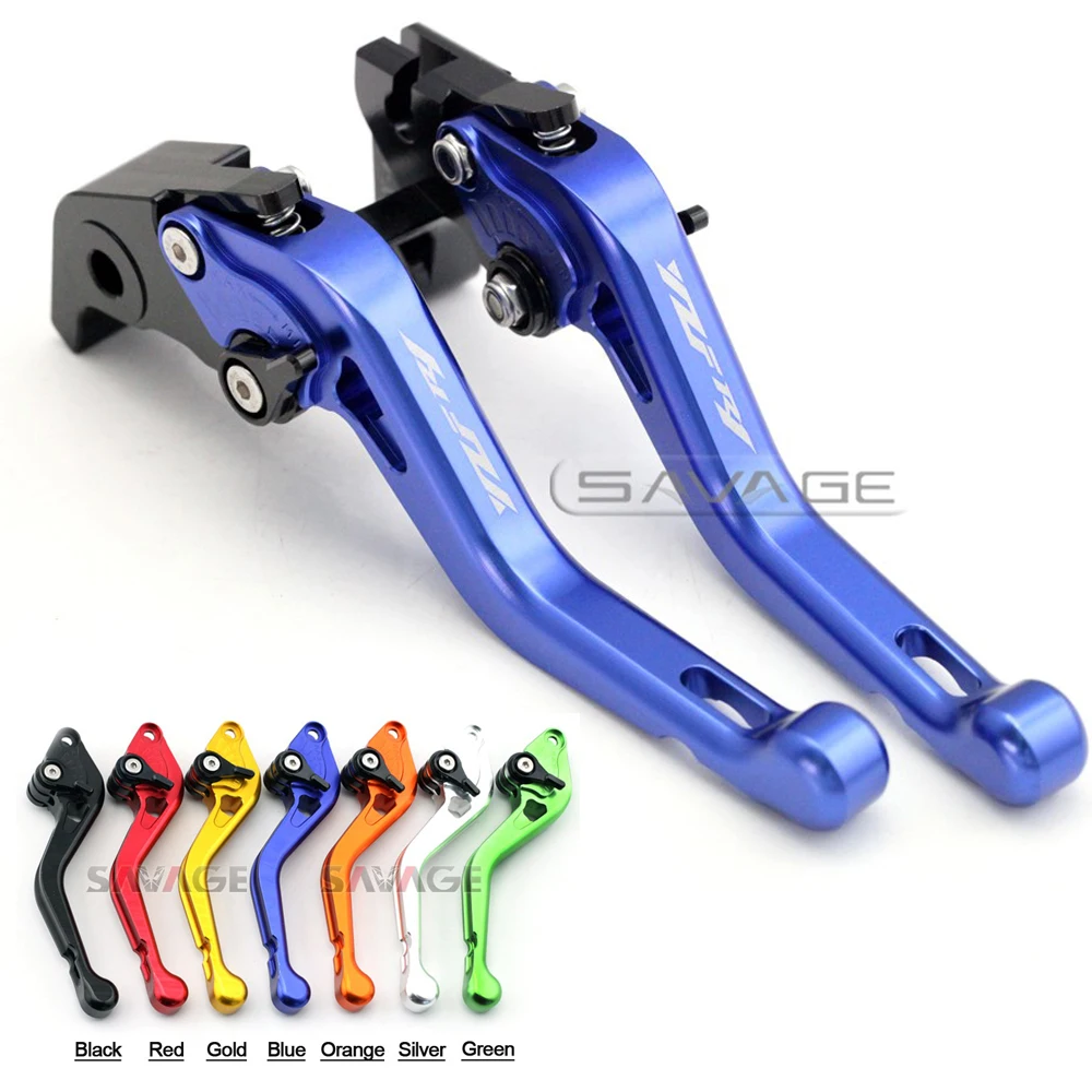 

For YAMAHA YZF R1/R1M/R1S YZF-R1M YZFR1 15-17 Motorcycle Accessories Aluminum Adjustable Short Brake Clutch Levers logo YZF R1