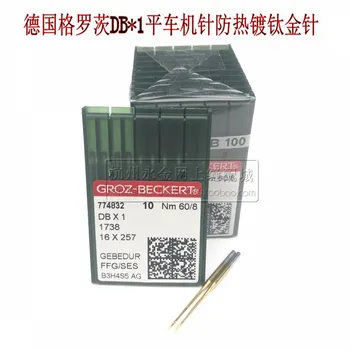 

Germany Groz imported flat car DB*1, sewing machine heat-plated titanium needle gold needle