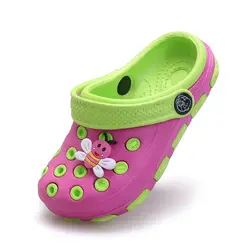 El Bebe Oso; детские сабо детские сандалии для мальчиков девушки отверстие пластиковая обувь детские летние домашние шлепанцы подростковая