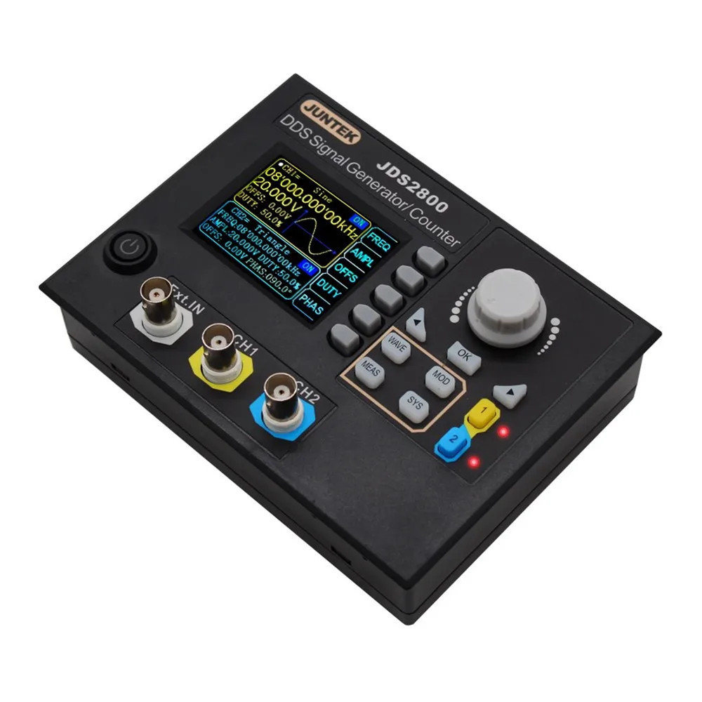 JUNTEK DDS генератор сигналов JDS2800 40M 40 МГц цифровой двухканальный произвольный