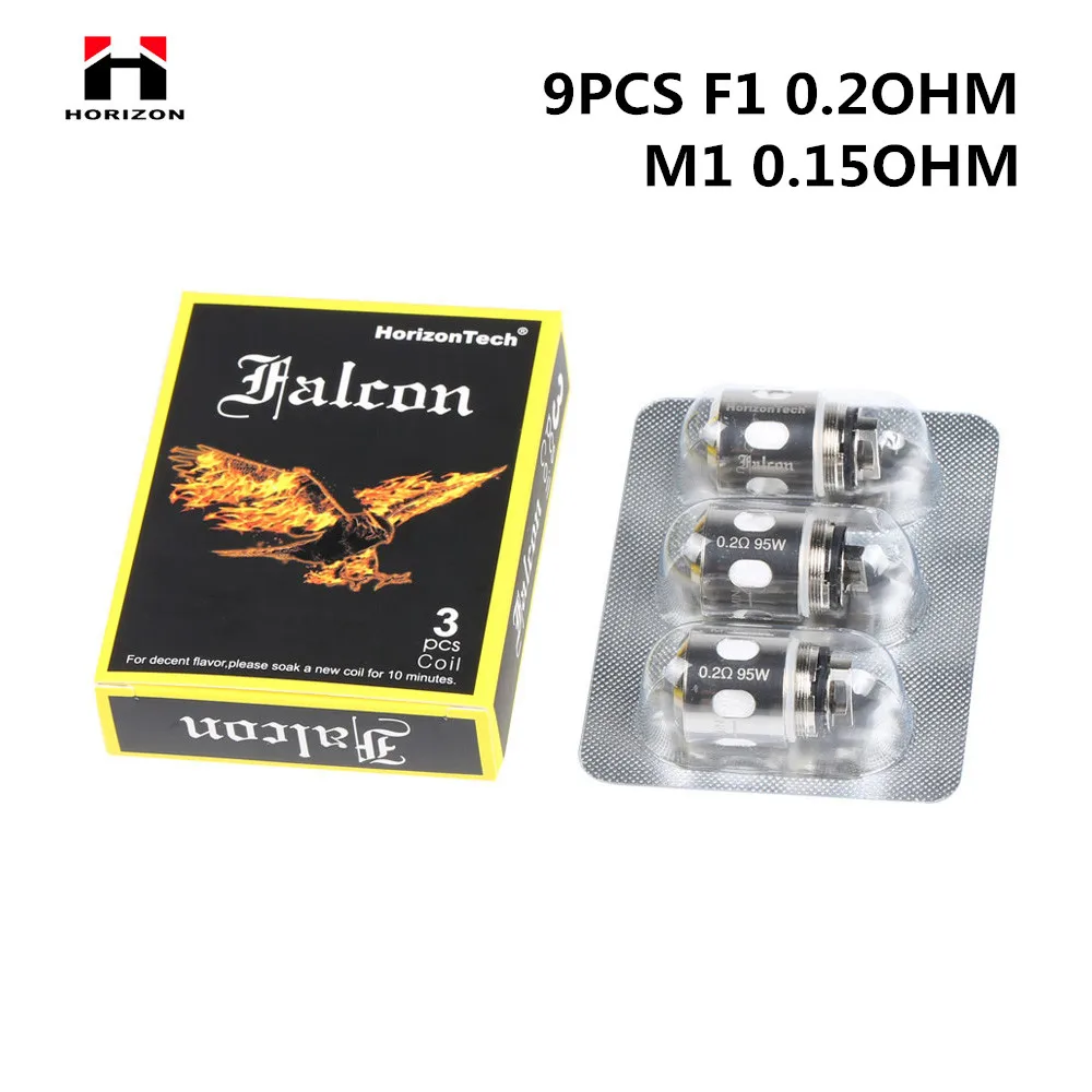 

Original HorizonTech Falcon F1/Falcon M1 Coil Head Electronic Cigarette 0.2ohm 0.15ohm Core Fit HorizonTech Falcon Atomizer