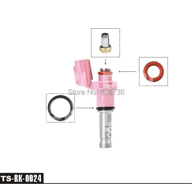 

free shipping!!200sets/box Top Feed MPI injector repair kits fuel injector components TS-rk-0024