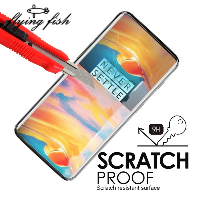 

Oneplus7 Cover Curved Tempered Glass For Oneplus 7 Pro Explosion-proof Full 9H Protective Film Screen Protector On Oneplus 7