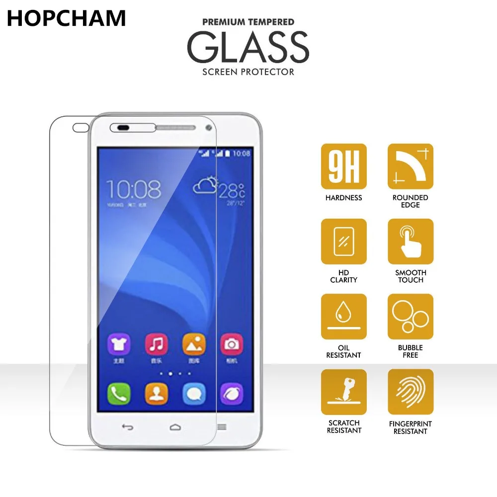 

Honor Play 4C Screen Protector 9H 2.5D Tempered Glass Protective Film For Huawei G Play Mini Honor 4C CHM-U01 honor4c Dual