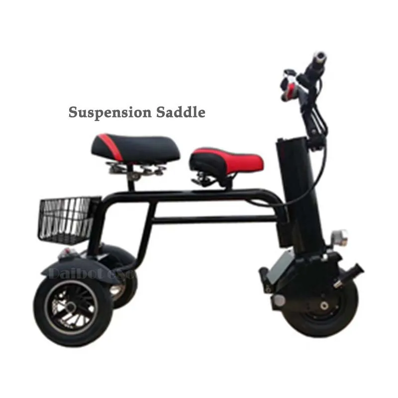 Электрический мотоцикл Скутер три колесных электрических скутеров 450 Вт 60 в 3 колеса электрический скутер с 2 сидениями для взрослых
