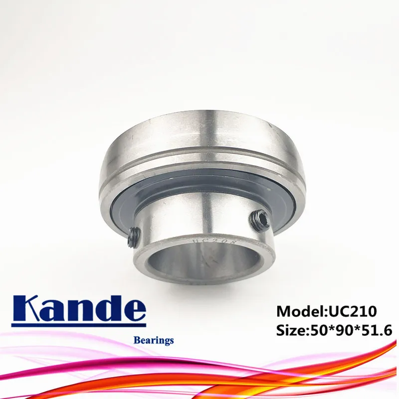 1 шт. UC 210 ID: 50 мм UC210 30 5/8 дюйма в опорный подшипник Kande|Валы| |