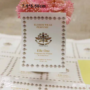 

7.5*5.50cm retangular self adhesive sticker label products glossy lamination label for gifts/candy faovrs custom logo 1000pcs
