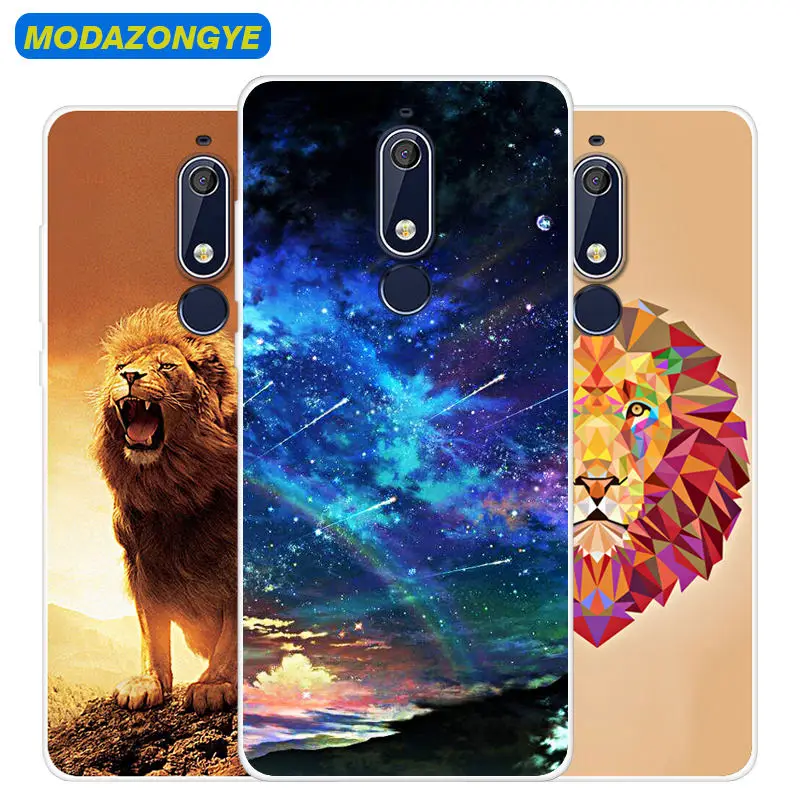 Чехол для Nokia 5 2018 чехол 1 мягкий ТПУ телефона TA-1061 TA-1075 A-1076 TA-1081 TA-1088 силиконовая