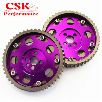 

Slide CAM GEAR PULLEY Cam Pulley Set for CA18DE(T) CA18DE Nissan CA18DET Purple