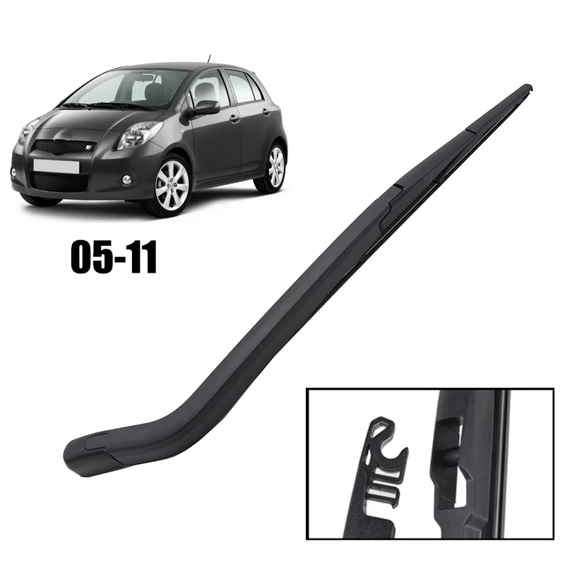 Misima Rear Window Windscreen Windshield Wiper Arm & Blade Set Kit For
