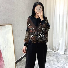 Miyake/ ; Модные Винтажные Футболки с принтом; свободные футболки с длинными рукавами и капюшоном;