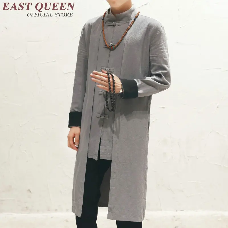 traditional Chinese clothing for men clothes vintage embroidered plain men Chinese jacket KK414 Q