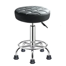 Salon Rolling Swivel Stool Tattoo Massage Spa Chair Height Adjustable For Bathroom