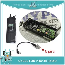 Kenwod-Cable táctico para Airsoftsports, Conector de Radio militar Z-TAC, PTT, PRC-148, para Softair, Baofeng, Z161, Nueva Versión