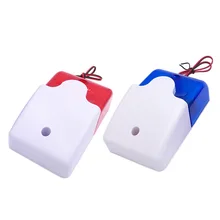 Проводная стробовая сирена мини индикатор светильник звуковой сигнал лампы HH-103 мигающий светильник красный 12V 24V 220V