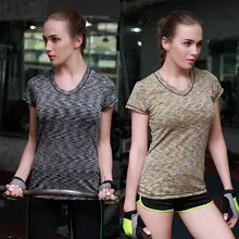 2018 New Training Exercise Running Clothing Women Yoga Gym Vest Workout Fitness Tops Sports T Shirt Sportswear Tee Tank Clothes