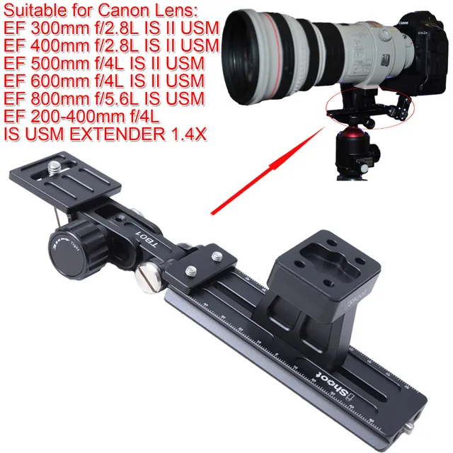 Tripod Mount Ring Base Support Collar Stand Camera Quick Release Plate