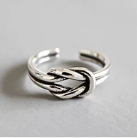 Большие J.W трендовые женские кольца разных стилей, складные кольца, настоящее 925 пробы, серебряное регулируемое кольцо, S925 кольцо на палец, Пляжное ювелирное изделие для ног - Цвет основного камня: B