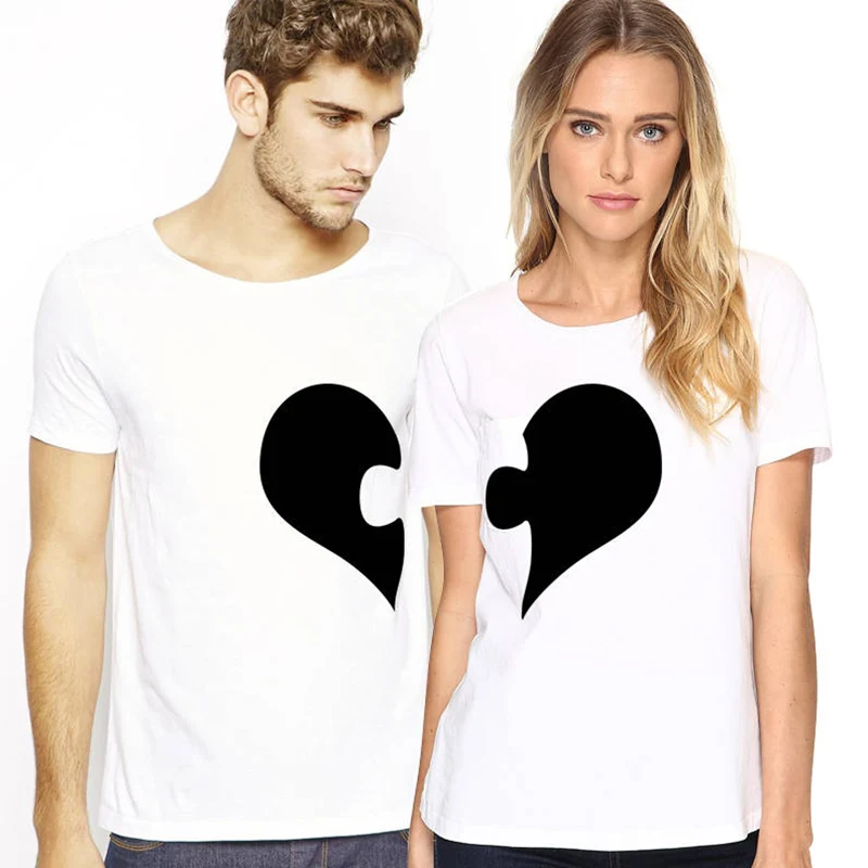 Fashion Brand 100% Cotton Couple T Shirt for Lover Funny Graphic Printed Summer Tee Shirt Streetwear 2019 Couple Clothes Fashion Brand 100% Cotton Couple T Shirt for Lover Funny Graphic Printed Summer Tee Shirt Streetwear 2019 Couple Clothes