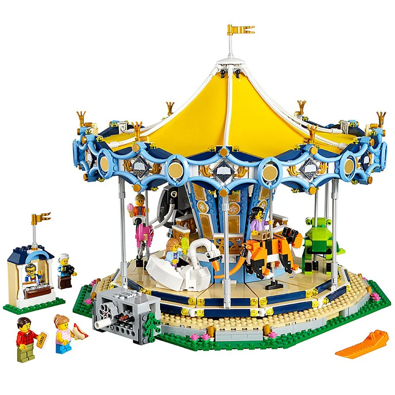 

2705Pcs Street Series The Carousel Model Building Compatible LegoINGlys 10257 15036 Blocks Bricks DIY Toys for Children Gifts