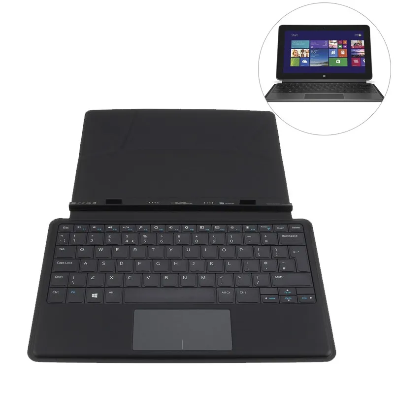 Mobile Tablet Keyboard Slim Case Stand Docking Keyboard Cover For Dell