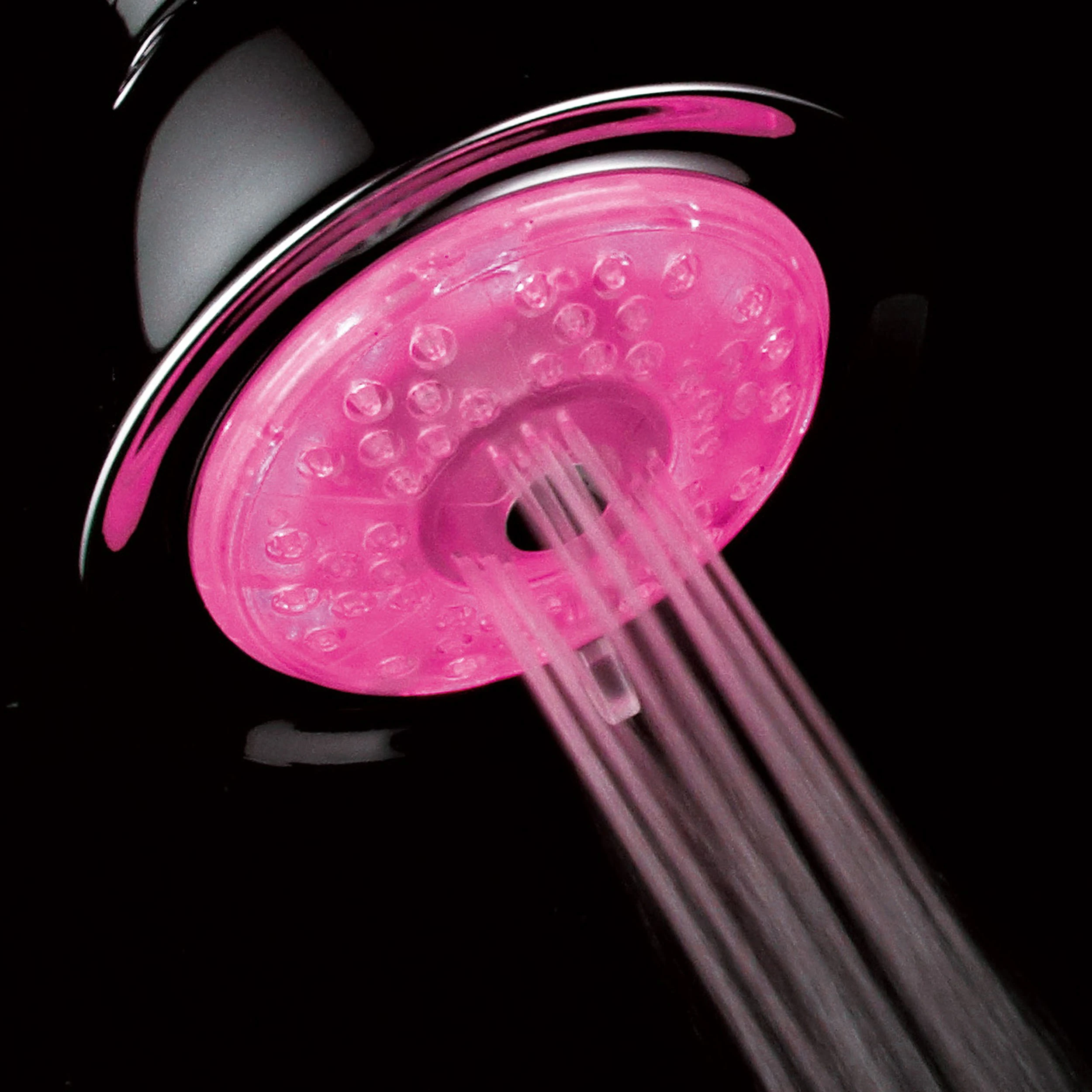 PowerSpa 7 Color Showerhead with Air Jet LED Turbo Pressure Boost Nozzle Technology (1)