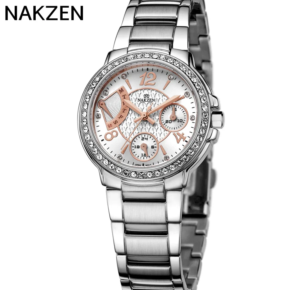 NAKZEN Brand font b Watches b font Luxury Quartz 30M Waterproof font b Watches b font