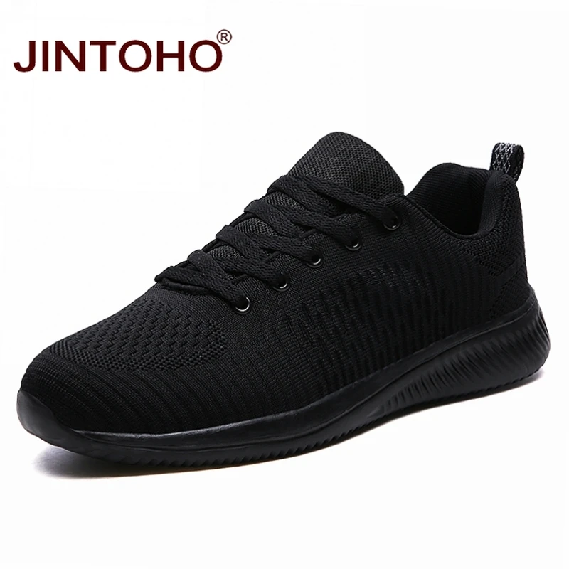 

JINTOHO Big Size Black Men Sneakers Breathable Fashion Casual Shoes For Men Cheap Casual Male Shoes Brand Male Sneaker Chaussure