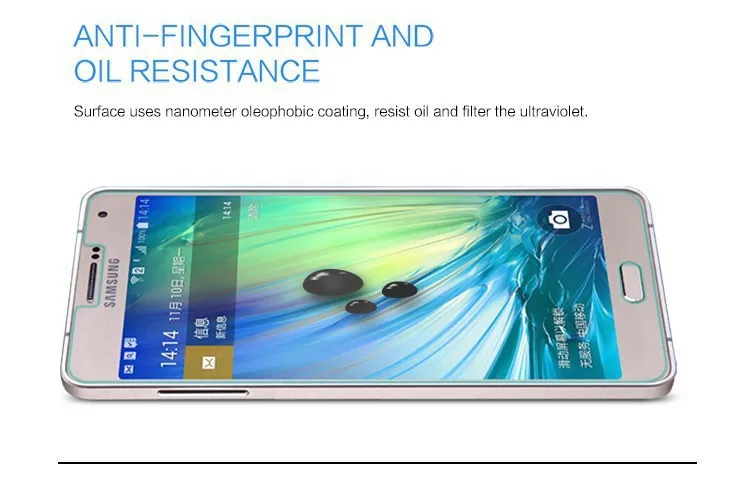 Закаленное Стекло Экран протектор для samsung Galaxy A5 (5 0 '') 2015 версия 26 мм с уровнем
